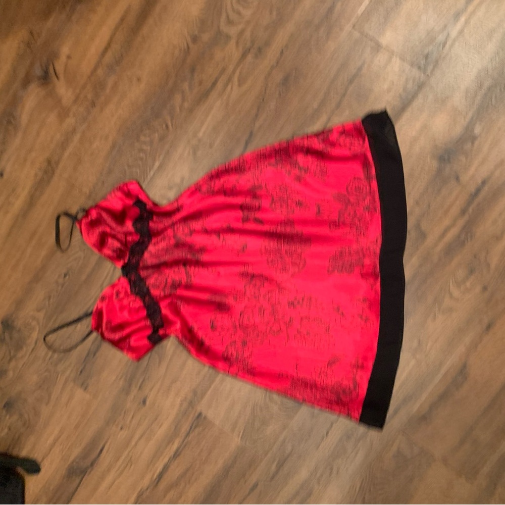 Red and Black cami